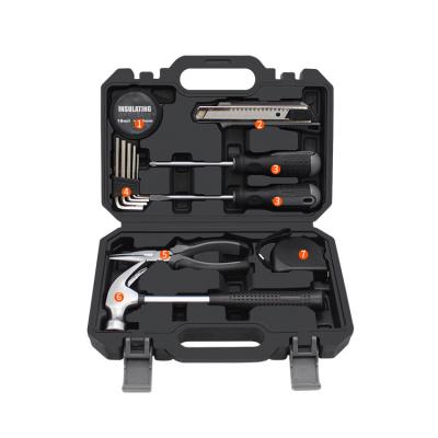 China Modern Professional 12 In 1 Household Hand Tools Set Box Multi-function Toolbox Toolkit for sale