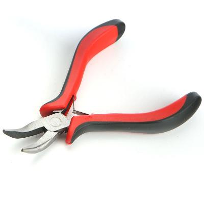 China American Style Household Hardware Multifunctional Tools Curved Mouth Polishing Small Manual Steel Pliers With Plastic Handle for sale