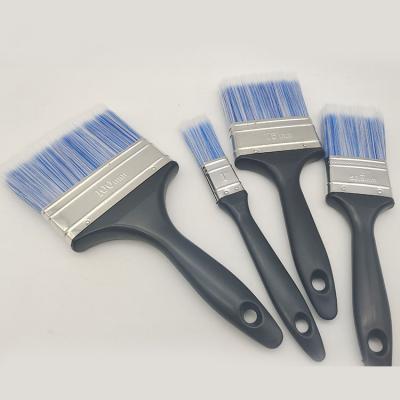 China House Painting OEM Premium Blue Bleaching Plastic Paint Brush Fiber Handle Paint Brush for sale