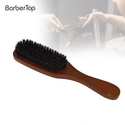 China 2019 Hot Selling Magic Personalized Custom Black Beard Hair High Quality Wooden Handle Brush Brown Handmade for sale