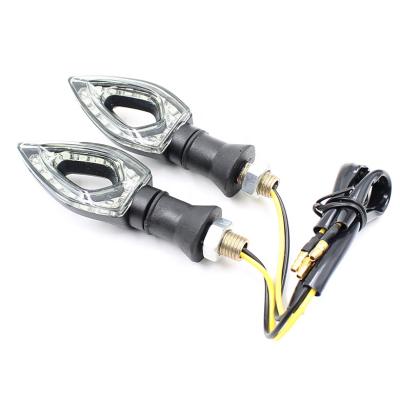 China Motorcycle 12V Plastic Diamond With Hole Turn Signal Light Led Light Motorbike for sale