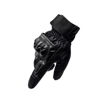 China Outdoor Sports Warm Winter Full Finger Touch Screen Motorcycle Racing Gloves for sale