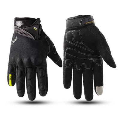 China Five Fingers Outdoor Riding Protective Men Racing Vintage Motorbike Biker Motorcycle Gloves for sale