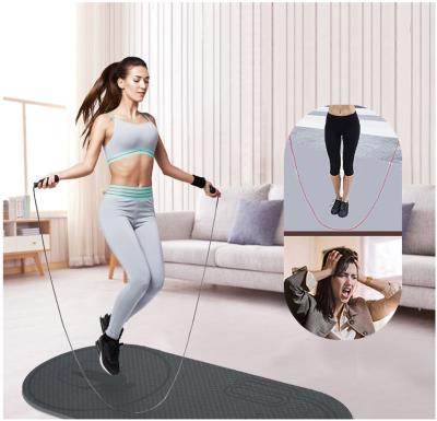 China Durable Non Slip Rope Home Jump Mat 8mm Oval Yoga Exercise Band Jumping Mat for sale