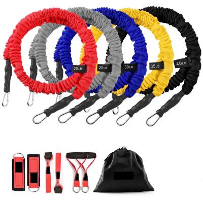 China Home Exercise Resistance Bands Set 11pcs Exercise Bands for sale