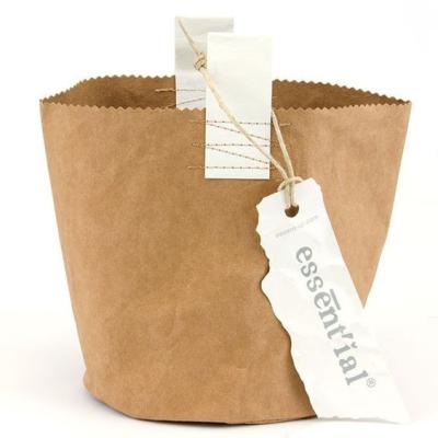 China Recyclable Round Washable Paper Bag for sale