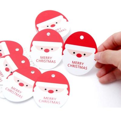 China Christmas Decoration Gift Tag Snowman Cake Gift Tag For Packaging for sale