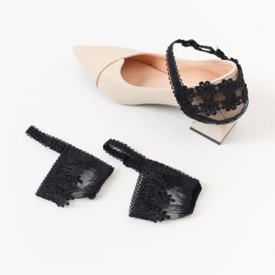 China Shoe Buckle Anti-Drop Artifact Lace Up No Tie Laces Semicircle Elastic Shoe Lace for sale