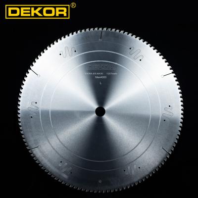 China Dekor 500mm PCD 120T Aluminum Circular Saw Blade (Triple Chip Tooth) for Cutting Aluminum Machinery for sale