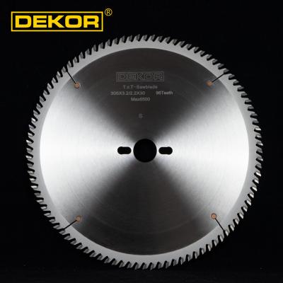 China DEKOR 300x3.2/2.2x72T CTT circular saw blade for sliding table machine jidong holzma nanxing 30mm for sale