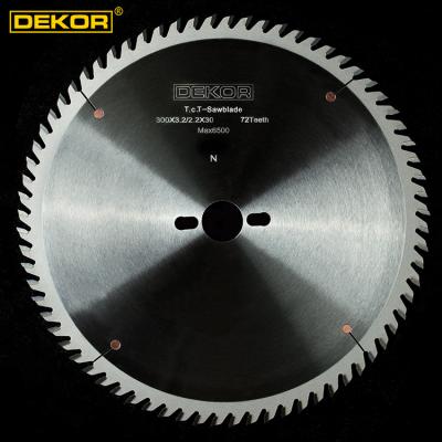 China DEKOR CTT 300x3.2/2.2x72T sharp circular saw blade for sliding table machine jidong holzma nanxing 30mm for sale