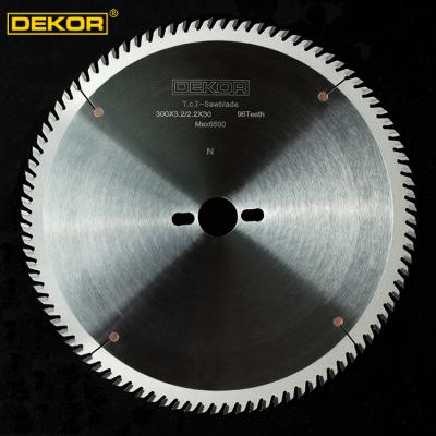 China DEKOR CTT 300x3.2/2.2x80T sharp circular saw blade for sliding table machine jidong holzma nanxing 30mm for sale