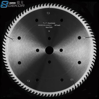 China SUPER Speaker Box DEKOR 180mm*3.0mm CTT 60T V Slot Saw Blade For Single or Double Axes Saw Machines for sale