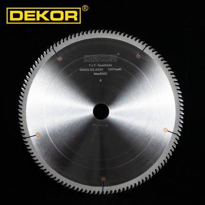 China DEKOR CTT 100T Solid Wood Picture Frame 250mm*3.2mm Saw Blade for Cutting Picture Frames of Various Materials for sale