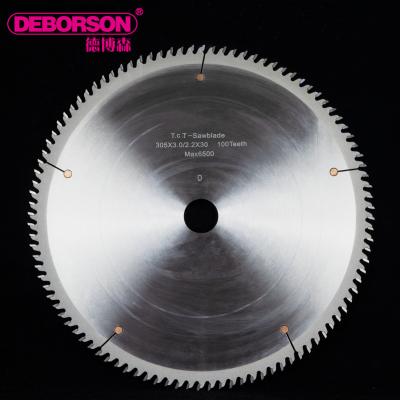 China DEBORSON CTT 120T Solid Wood Picture Frame 250mm*3.2mm Saw Blade for Cutting Picture Frames of Various Materials for sale