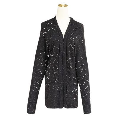 China Breathable Custom Women Plus Size Lightweight Open-Front Cardigan Sweater for sale