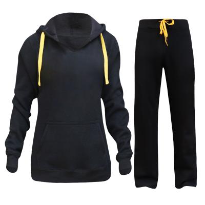 China Breathable Two-Piece Hoodies Set Comfortable And Breathable High Quality V-Neck Women Sweatshirt And Pants for sale