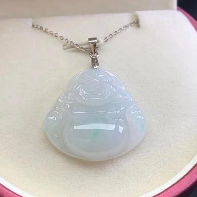 China Wholesale S925 Silver Jewelry 18k Gold Jade Pendant Charms Buddha Jade CLASSIC Valentine's Day Gifts for Girlfriend for sale