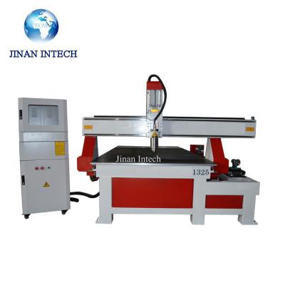 China MDF WOOD ACRYLIC ALUMINUM Single Head CNC Router Wood Cylinder Machine 1325 with Rotary at low price for sale