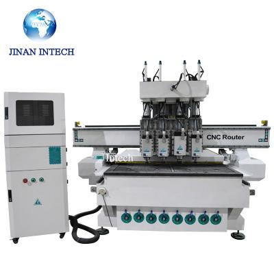 China New Use Model Four-Processes The Most Expensive CNC Metal Cutting Router Home Woodworking Machine for sale