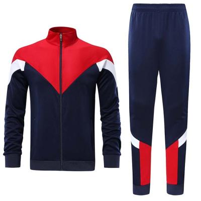 China Breathable Design Your Own Logo Jogging Jogging Set Custom Made Men's Fillacustom Sportswear Suit With Zipper for sale