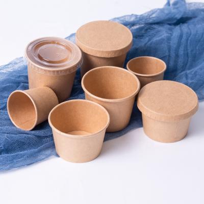 China Disposable Take Out Sauce Cup Eco Friendly Biodegradable Paper Cup For Coffee Disposable Single Wall Paper Cup for sale