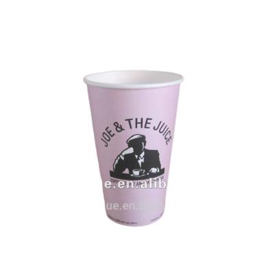 China disposable & healthy & Custom Logo Customized Printed Coffee Disposable Paper Cup With Lids, Paper Cup With Handle for sale