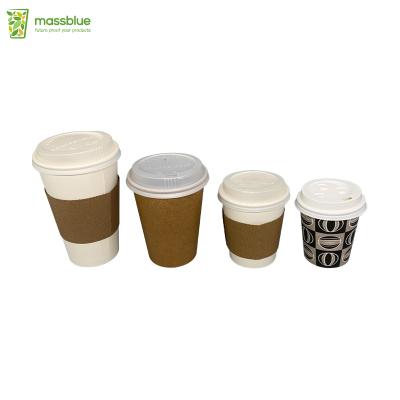 China Non Spill Custom Disposable Universal Plastic Coffee Cup Lid With Leak Proof Plug Covers for sale