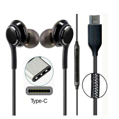 China In-Ear For Samsung Note 10 S10+ In Ear Handfree Type C Wired Stereo Original Earbuds Headset Earphone for sale