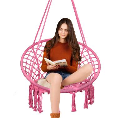 China Modern New Design Handmade Arming Rope Egg Swing Chair for sale