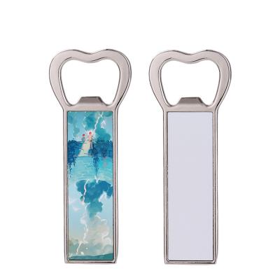 China Wholesale High Quality Sublimation White Blank Speed ​​Stainless Bottle Opener For DIY for sale