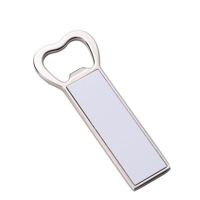 China High Quality Wholesale Sublimation Blanks Products Bottle Opener Stainless Steel Beer Blank Opener for sale