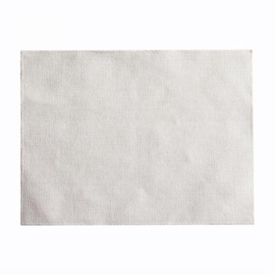 China Lady High Quality Double Layer White Blank Faux Linen Sublimation Placemats for Heat Transfer for sale