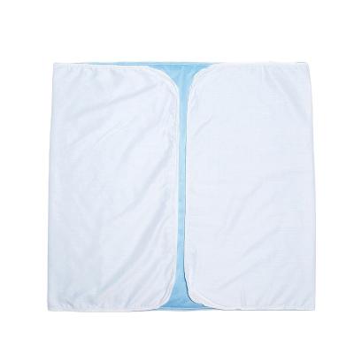 China Foldable Hot Sale Portable Folding Washable Waterproof Incontinence Reusable Bed Pads for sale