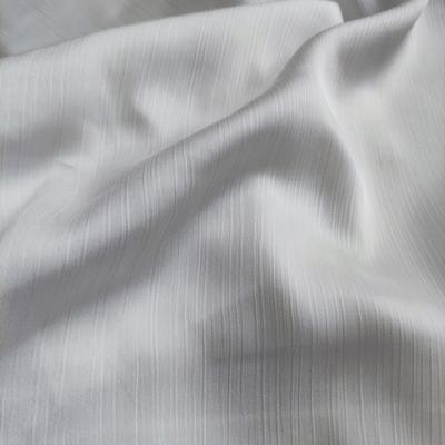 China Factory wholesale white empty polyester crepe dress/skirt fabric breathable for heat transfer for sale