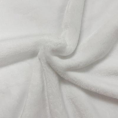 China Factory Wholesale Blank Blank Polyester Flannel Fleece Fabric Breathable For Sublimation Printing for sale