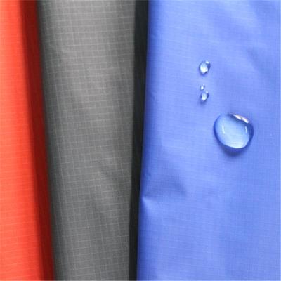 China Breathable High Quality 70D*70D 100% Ripstop DWR Finish PU 3000 Nylon Fabric for sale