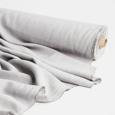 China Breathable high quality vintage washed 100% stonewashed french linen fabric for pillow case for sale