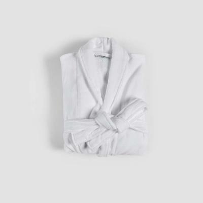 China Wholesale Custom Breathable Luxury White High Quality Cotton Soft Hotel Bathrobe For Men for sale