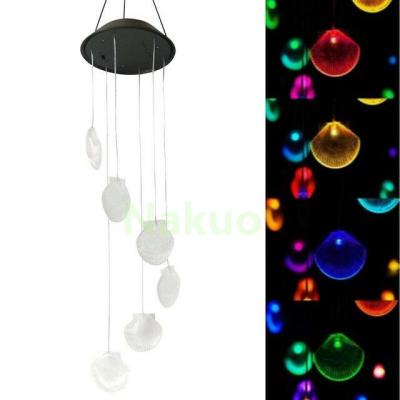 China Minimalist Amazon Hot Selling Shell Bells Small Wind Chimes Natural Plastic Gift for sale