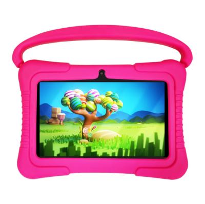 China Wholesale 7 Inch 1024*600pixel Shockproof Display For Android 9 Tablet PC 2 In 1 Laptop For Kids Educational for sale