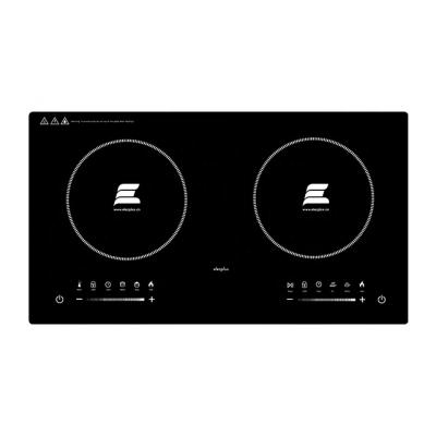 China 2020 Power Saving Dual Induction Cooktop Heating Hot Plate Cooking With Touch Button Control for sale