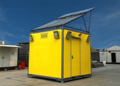 China Prefab Flat Pack Container Homes With Solar Panel , Energy Saving for sale