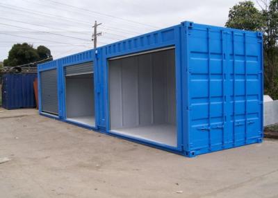 China Steel Modified Shipping Containers , Rust Proof Temporary Storage Containers for sale