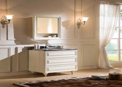 China Moden Solid Wood Vanity Units For Bathrooms  / Solid Oak Small Vanity Sink Units for sale