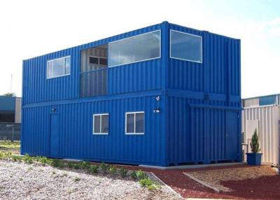 China Custom Made Modified Shipping Containers House Two Storey Prefab House For Temporary Dorm for sale