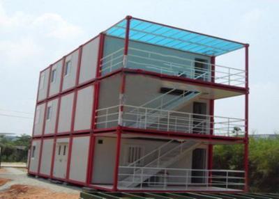 China Multiple Function Prefab Flat Pack Containers Temporary Home / Office Portable House Units for sale