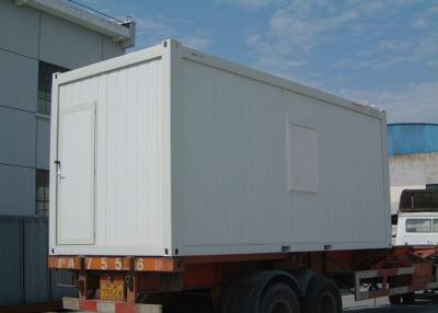 China Portable Refugee Housing Unit , Rock Wool​ Prefabricated Steel Flat Pack Homes for sale