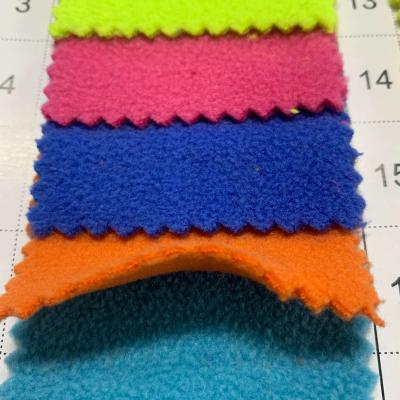 China High Quality Waterproof 100% Polyester Fleece Fabric Double Sided Wholesale Sufficiency Knitted Fabric Manufacturer For Garment for sale