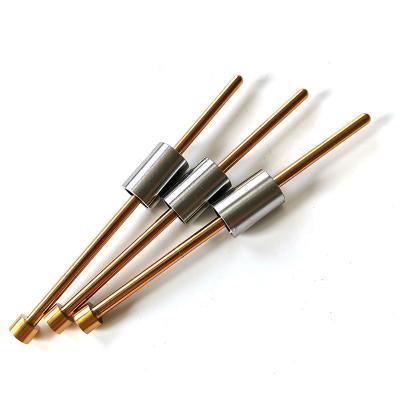 China Hot Runner Valve Pin Sleeve Manufacturer SKH51 Pet Mold Valve Steel Titanium Plated Needle Runner System Accessories for sale